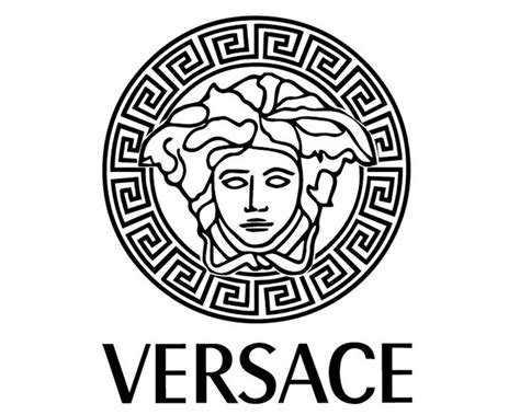 versace logo image|Versace logo black and white.